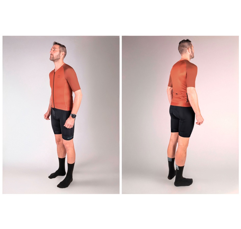 jersey FORCE SCRIPT short sl, brick