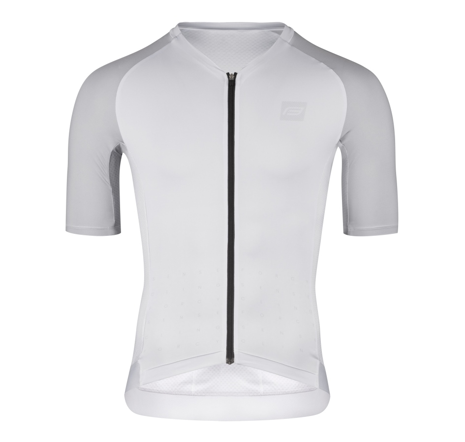 jersey FORCE SCRIPT short sl, light grey