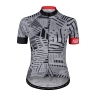 jersey FORCE SHARD LADY short sl, grey-black XL