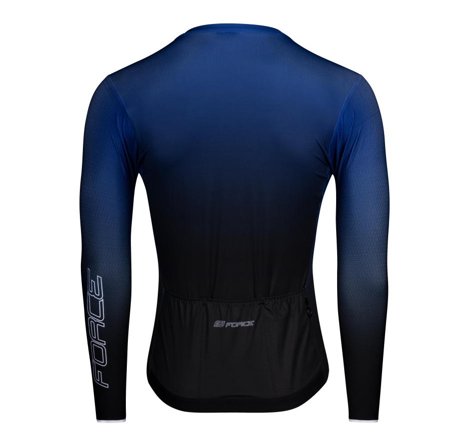 jersey FORCE SMOOTH long sleeves, blue-black