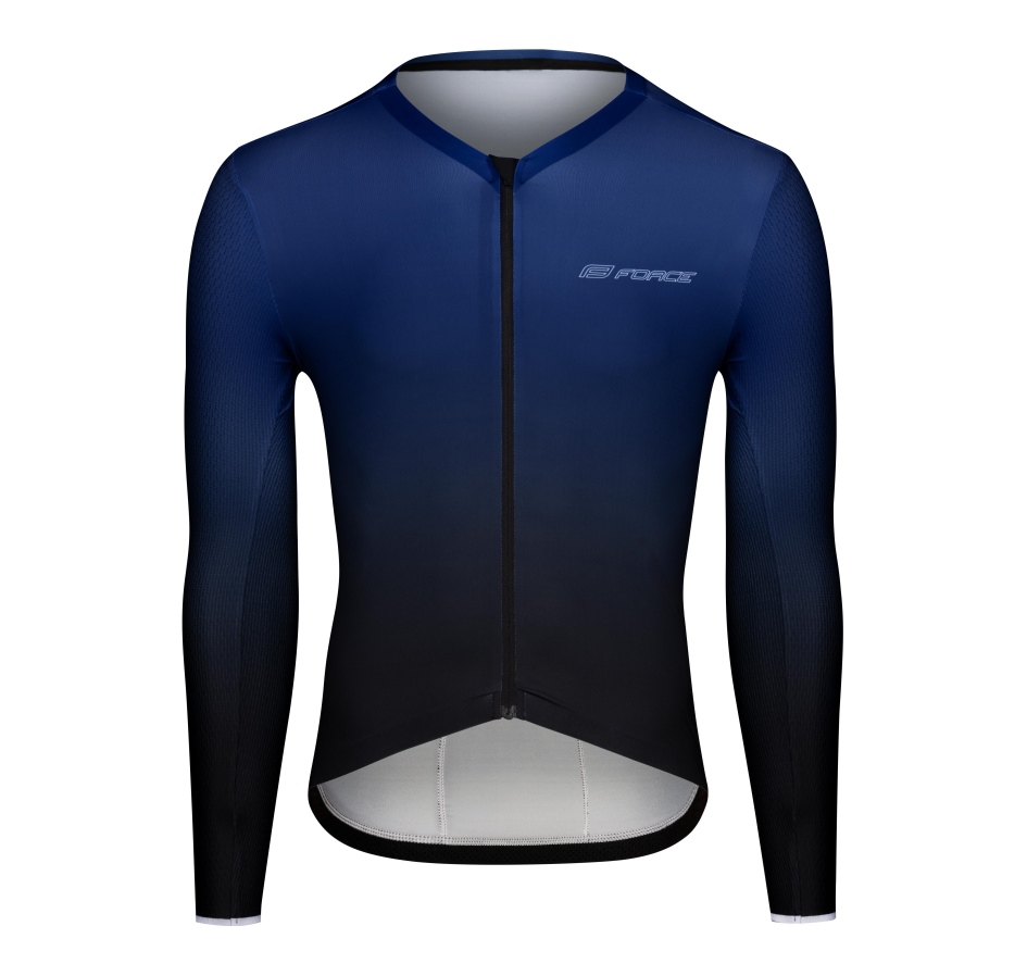 jersey FORCE SMOOTH long sleeves, blue-black M