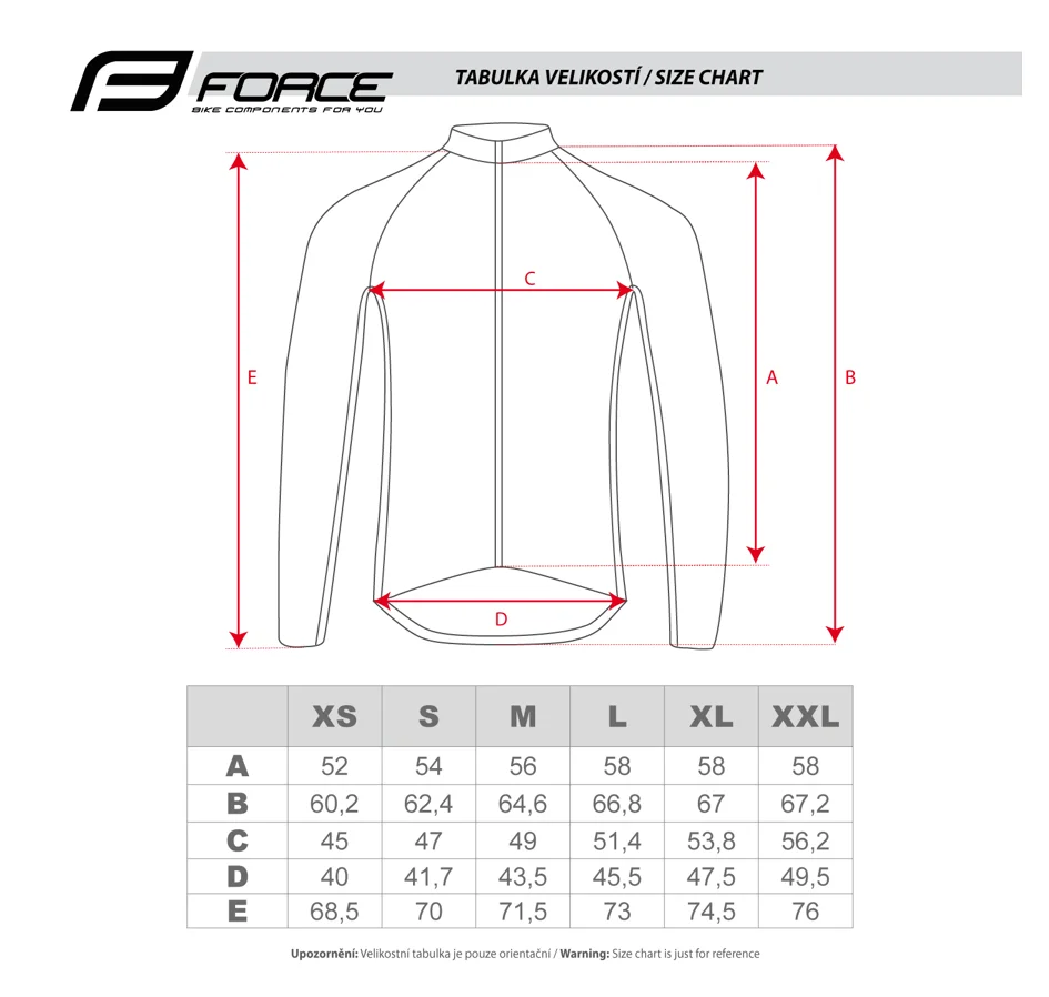 jersey FORCE SPIKE long sleeves, black-white