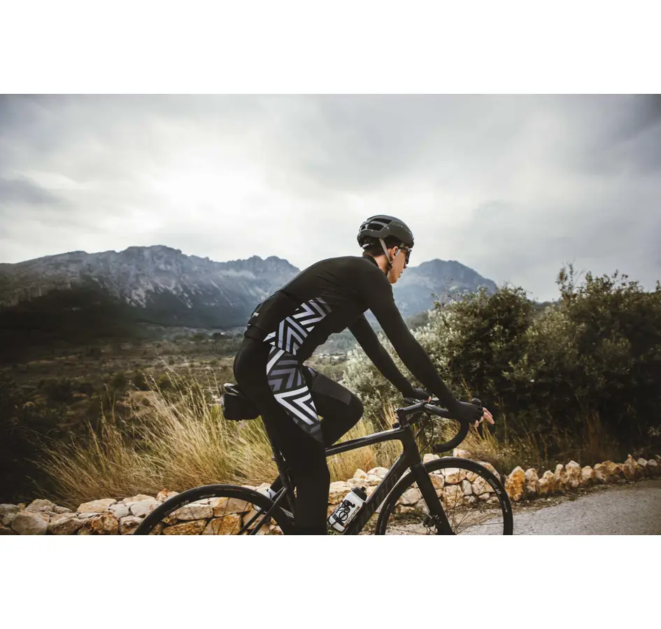 jersey FORCE SPIKE long sleeves, black-white
