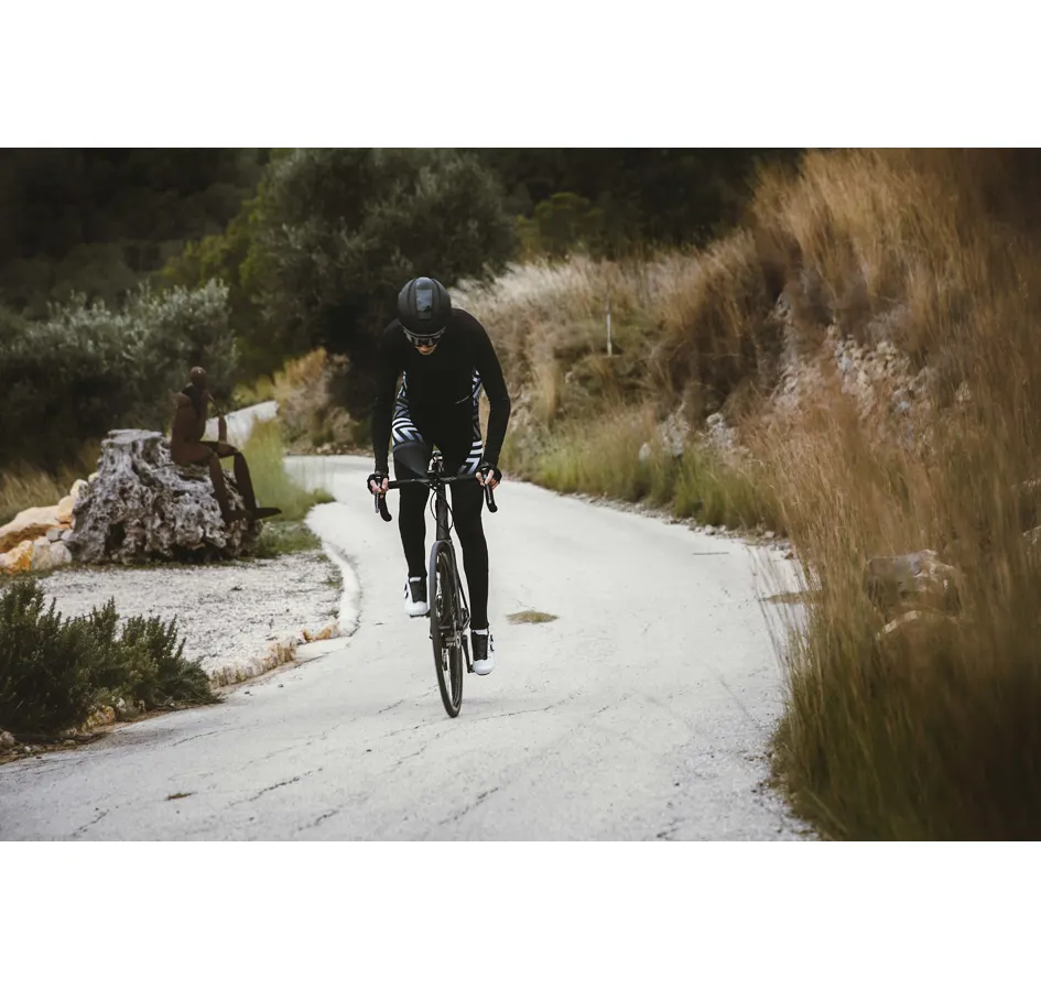 jersey FORCE SPIKE long sleeves, black-white