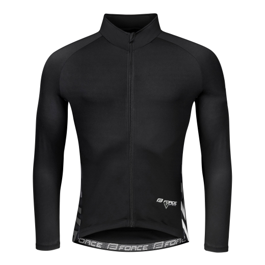 jersey FORCE SPIKE long sleeves, black-white