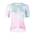 jersey FORCE SPLASH LADY short sl, pink-blue