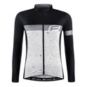jersey FORCE SPRAY LADY long sl, white-black