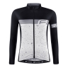 jersey FORCE SPRAY LADY long sl, white-black