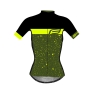 jersey FORCE SPRAY LADY short sl, army-fluo XL