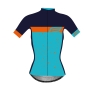 jersey FORCE SPRAY LADY short sl, blue-orange