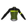 jersey FORCE SPRAY long sleeves, army-fluo