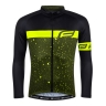 jersey FORCE SPRAY long sleeves, army-fluo