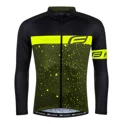 jersey FORCE SPRAY long sleeves, army-fluo S