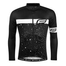 jersey FORCE SPRAY long sleeves, black-white