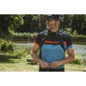 jersey FORCE SPRAY short sleeves, blue-orange