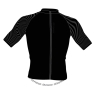 jersey FORCE STREAM short sleeves, black 
