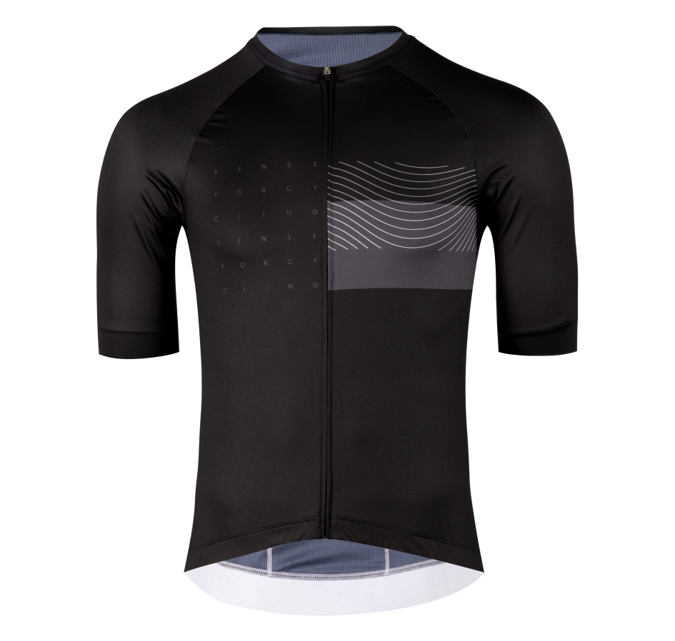 jersey FORCE SWAY short sl, black XL