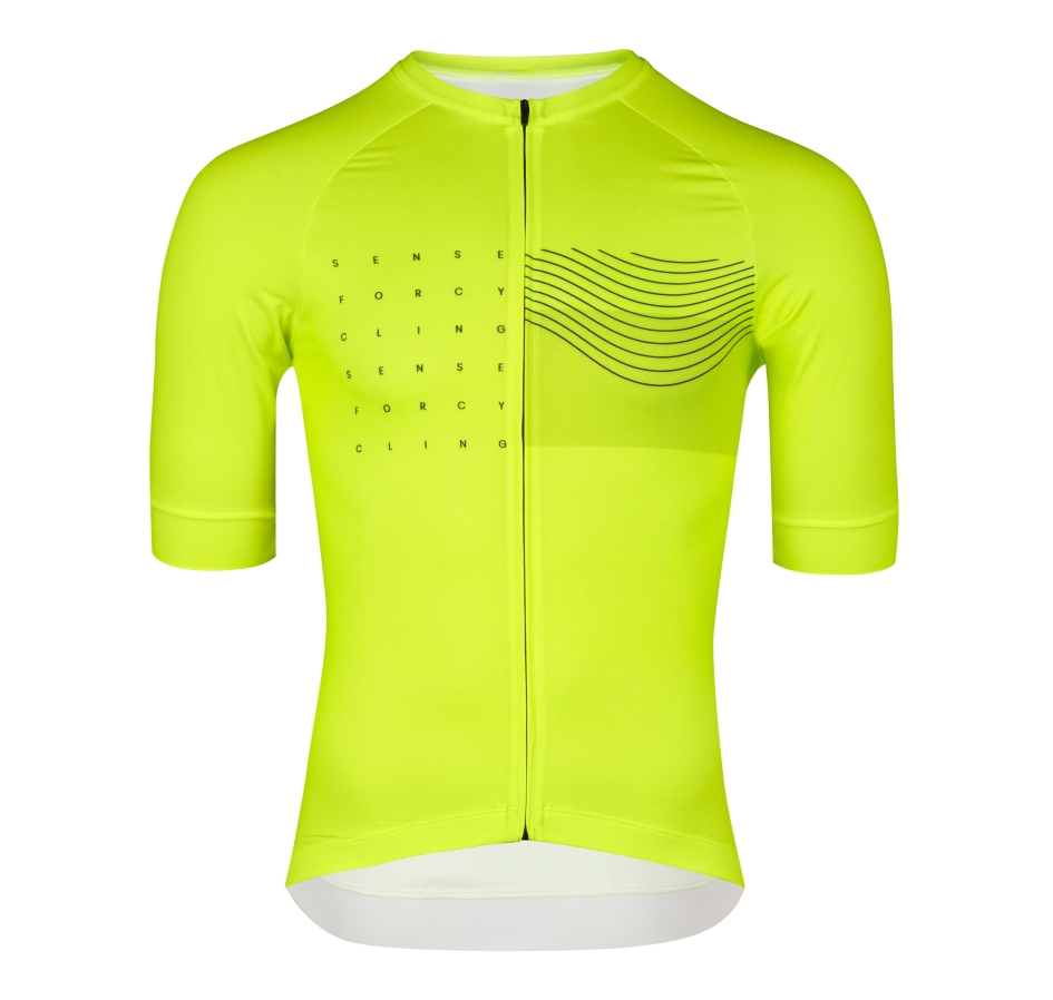 jersey FORCE SWAY short sl, fluo L