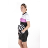 jersey FORCE VIEW LADY short sl, black-white-pink