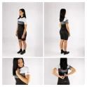 jersey FORCE VIEW LADY short sl, blck-wht-grey