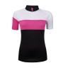 jersey FORCE VIEW LADY short sl, blck-wht-pink L
