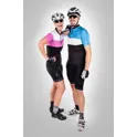 jersey FORCE VIEW short sl.,black-blue-white