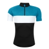jersey FORCE VIEW short sl.,black-blue-white
