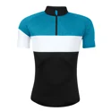 jersey FORCE VIEW short sl.,black-blue-white M