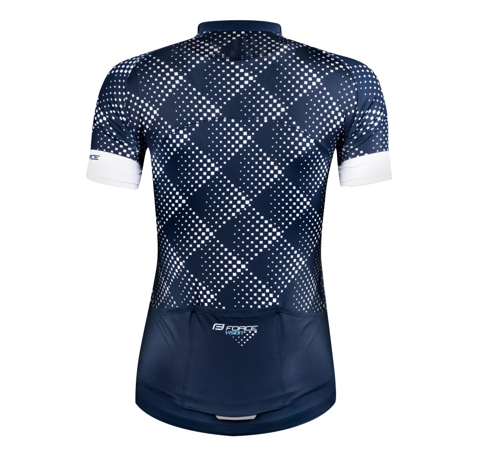 jersey FORCE VISION LADY short sl, blue 