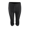 kalhoty F LADY BIKE 3/4 do pasu s vl, černé XS