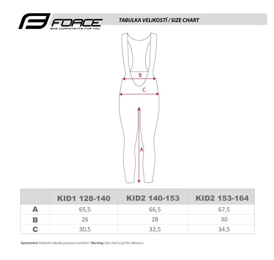 kalhoty F REFLEX LINE KID bez vložky,černé