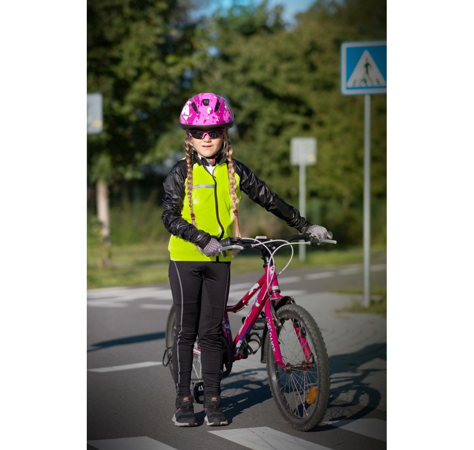 kalhoty F REFLEX LINE KID s vložkou,černé