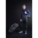 kalhoty FORCE STORY softshell volné, černé