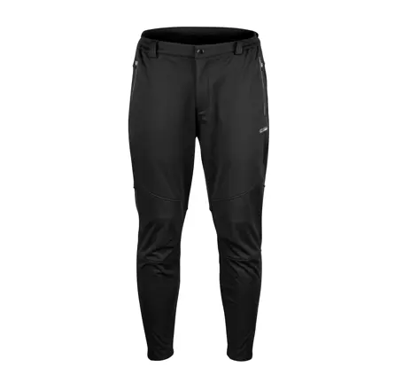 kalhoty FORCE STORY softshell volné, černé