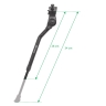 kickstand F TOP 20-29" und.frame,w/ counterpart,bl