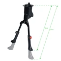 kickstand FORCE 24-29" steel, w/countrpart, black