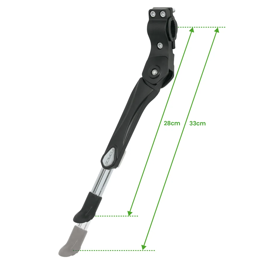kickstand FORCE E-BIKE 26-29" Al rear, black