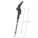 kickstand FORCE MANT 26-29" Al rear, black