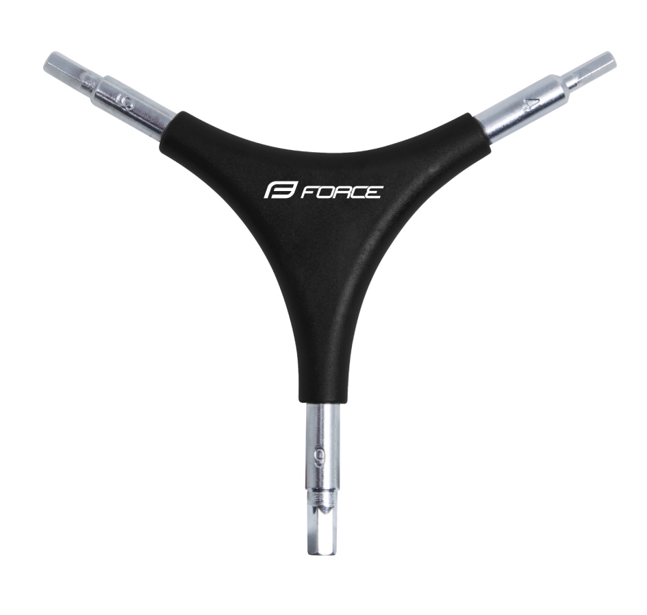 klíč Y šest. FORCE ECO trojstranný 4/ 5/ 6, černý