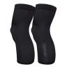 knee warmers FORCE BREEZE knitted, black