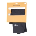 knee warmers FORCE RUSH, taped, black