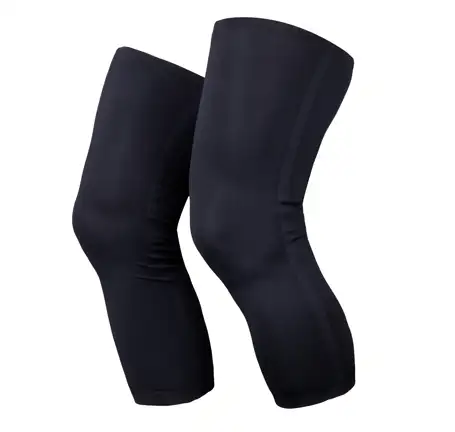 knee warmers FORCE RUSH, taped, black