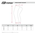 knee warmers FORCE TERM, black 