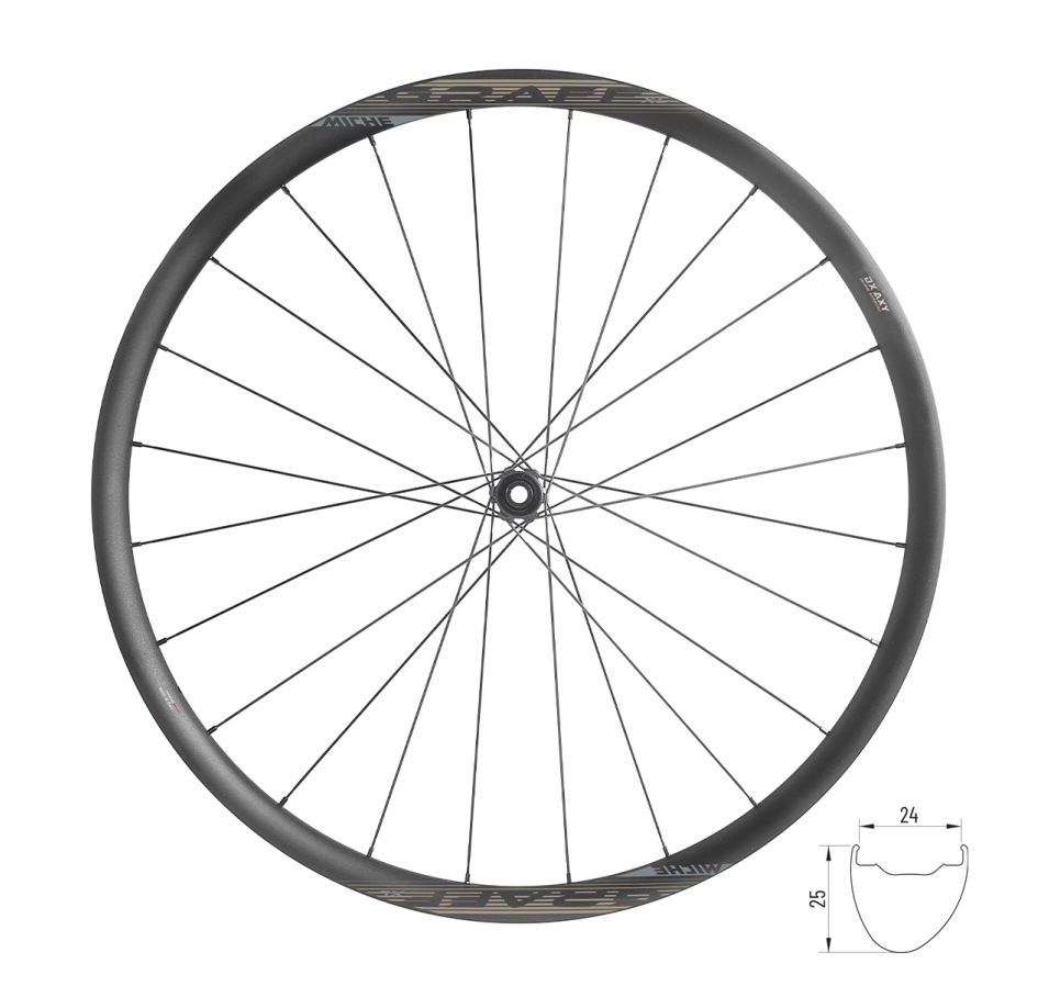 kola gravel MICHE GRAFF XL SH 25 plášťová, Alloy