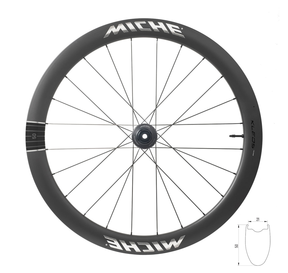 kola silniční MICHE KLEOS RD 50 DISC SH plášť. FDJ