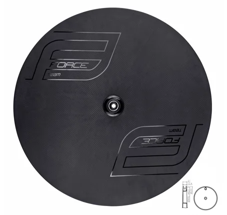 kolo-disk FORCE zadní plášťový karb. pro kot.brzdu