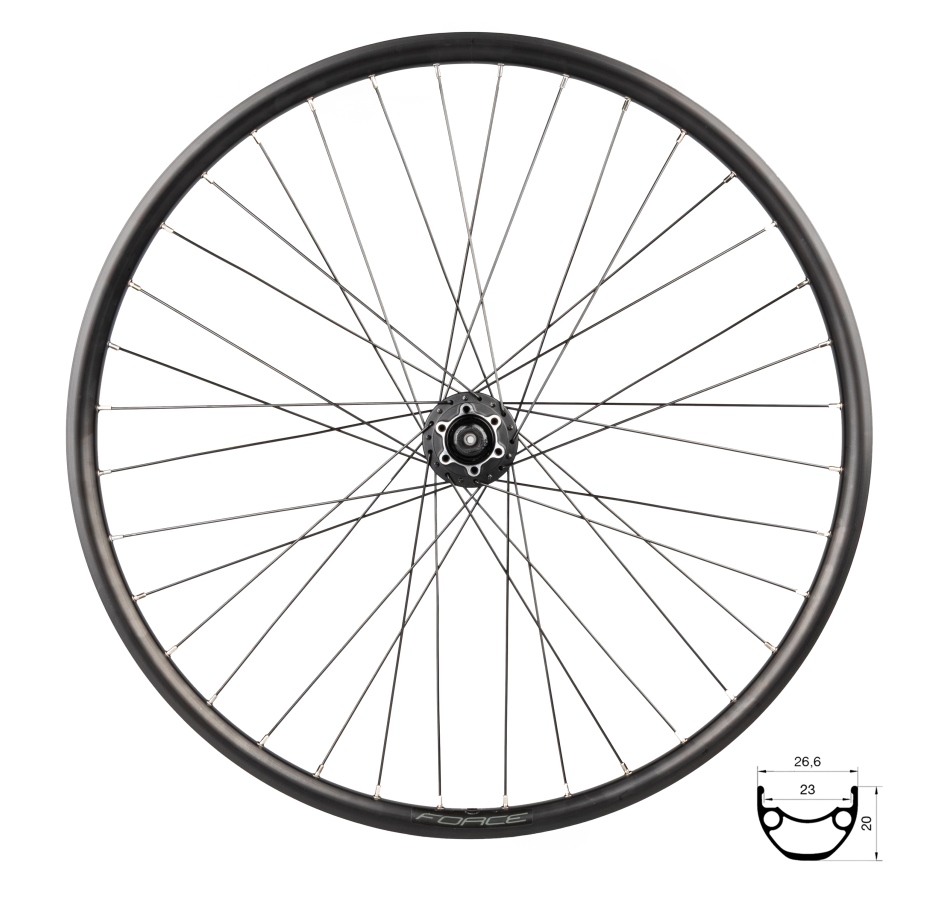 kolo přední FORCE XC DISC 584x23 HBM475-6d 36d