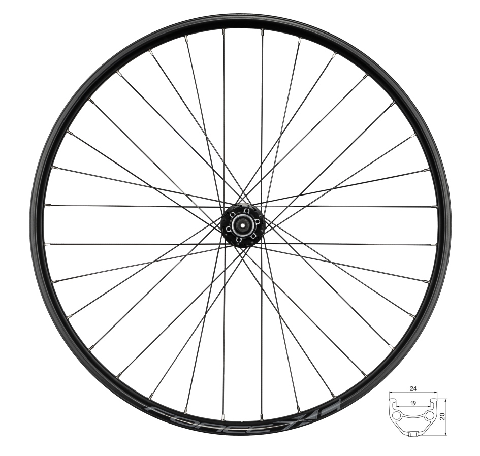 kolo přední FORCE XC DISC 622x19 F804342-6d 32d