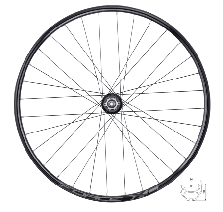 kolo přední FORCE XC DISC 622x19 F80450-6d 32d