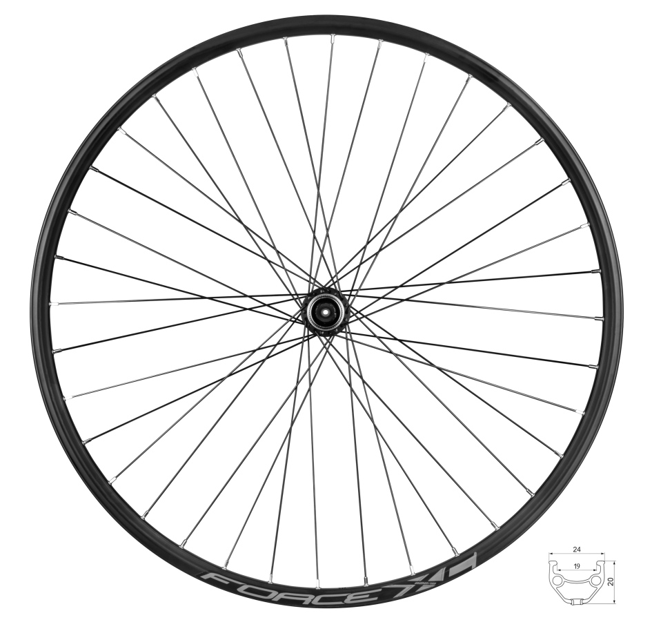 kolo přední FORCE XC DISC 622x19 HBM3050-CL 36d